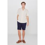 Lee%100 Keten Regular Fit Normal Kesim Cepli Şort, M, L2610147, Blue-L2610147400, Erkek