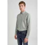 Lee%100 Keten Regular Fit Normal Kesim Gömlek, XL, L2510549, Light Green-L2510549299, Erkek