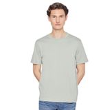 Lee%100 Pamuk Regular Fit Bisiklet Yaka Basic Tişört, S, L2520112, Light Green-L2520112299, Erkek