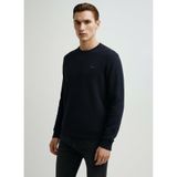 Lee%100 Pamuk Regular Fit Bisiklet Yaka Logo Detaylı Sweatshirt, 2XL, L2520367, Black-L2520367001, erkek