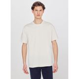 Lee%100 Pamuk Relaxed Fit Rahat Kesim Logo Detaylı Tişört, XL, L2610041, Beige-L2610041614, Erkek