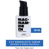 Leef Niacinamide Zn Serum | Su Bazlı | Sebum Düzenleyici | Tüm Ciltler - Cilt Serumu