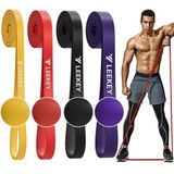 LEEKEY Direnç Bantları, Kauçuk Egzersiz Bantları - Egzersiz Bantları Seti, Egzersiz için 5-85 lb Direnç Bantları, Erkekler ve Kadınlar için Fitness Eğitimi, Fizik Tedavi, Ev Egzersizleri