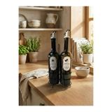 leelaHOME Yağdanlık Seti, Metal Standlı, Yeşil, 750 ML, 2'li