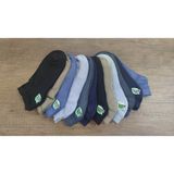 Leement Socks 12 Çift Bambu Patik Çorap Dikişsiz - Çok Renkli - 40 - 44