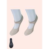 Leement Socks 2'li Yoga Plates Ve Spor Çorabı Taban Altı Kaydırmaz - Ten - 35 - 39