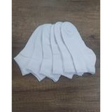 Leement Socks 6 Çift Bambu Dikişsiz Kısa Patik Çorap - Beyaz - 35 - 39