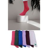 Leement Socks 6'Lı Bambu Soket Çorap Dört Mevsim - Çok Renkli - 35 - 39