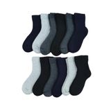 Leement socks Çocuk 12 Çift Kalın- Havlu Termal Çorap Burun Dikişsiz Premium Seri Asorti 11-12 Yaş