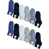 Leement Socks Çocuk 12 Çift Modal Yumuşak Dokulu Kısa Patik Çorap - Renkli - 11 - 12 Yaş