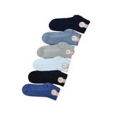 Leement socks Çocuk 6 Çift Modal Yumuşak Dokulu Yazlık Kısa Patik Çorap asortı 5-6 Yaş