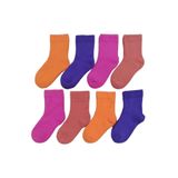 Leement socks Çocuk 8 Çift Kalın Havlu Termal Çorap Burun Dikişsiz Premium Seri Asorti 11-12 Yaş