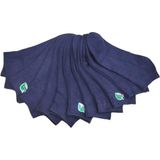 Leement Socks Erkek 12 Çift Bambu Patik Çorap Burun Dikişsiz - Lacivert - 40 - 45