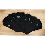 Leement Socks Erkek 12 Çift Bambu Yazlık Şeker Çorabı Sıkmayan Konç - Siyah - 40 - 44