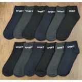 Leement Socks Erkek 12'li Yarım Konç Spor Çorap - Çok Renkli - 40 - 44