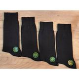 Leement Socks Erkek 4 Çift Bambu Klasik Çorap - Siyah - 40 - 44