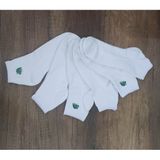 Leement Socks Erkek 6 Çift Bambu Kısa Konç Çorap - Beyaz - 40 - 44