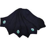 Leement Socks Erkek 6 Çift Bambu Patik Çorap Burun Dikişsiz - Siyah - 40 - 45