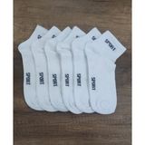 Leement Socks Erkek 6 Çift Yarım Konç Spor Çorap - Beyaz - 40 - 44