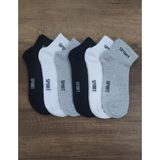 Leement Socks Erkek 6 Çift Yarım Konç Spor Çorap - Çok Renkli - 40 - 44