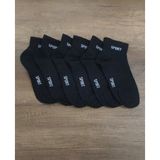 Leement Socks Erkek 6 Çift Yarım Konç Spor Çorap - Siyah - 40 - 44