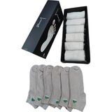 Leement Socks Erkek Bambu 6 Çift Düz Burun Dikişsiz Kısa Patik Çorap Rahat Lastik - Bej - 40 - 45