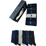 Leement Socks Erkek Bambu Desenli 6 Çift Seri Soket Çorap - Çok Renkli - 40 - 45