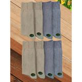 Leement Socks Erkek Bambu Dikişsiz Çorap 8 Çift Klasik - Çok Renkli - 40 - 44