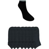Leement Socks Erkek Dikişsiz 8 Çift Bambu Kısa Patik Çorap - Siyah - 41 - 45