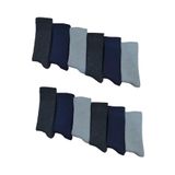 Leement socks Erkek Kışlık Termal Çorap Içi Havlu Premium Seri 12 Çift Asorti 40-44