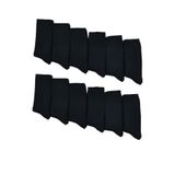 Leement socks Erkek Kışlık Termal Çorap Içi Havlu Premium Seri 12 Çift Siyah 40-44