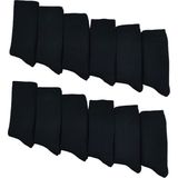 Leement Socks Erkek Termal Çorap Içi Havlu Seri 12 Çift - Siyah - 40 - 44