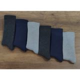 Leement Socks Erkek Termal Çorap Içi Havlu Seri 6 Çift - Çok Renkli - 40 - 44