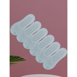 Leement Socks Kadın 6 Çift Jakarlı Örme Dantel Biyeli Babet Çorap - Ekru - 35 - 39