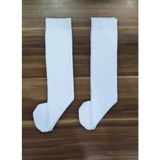 Leement Socks Kadın Bambu Dizaltı Kolej Çorabı 2 Çift - Beyaz - 36 - 40