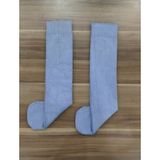 Leement Socks Kadın Bambu Dizaltı Kolej Çorabı 2 Çift - Gri - 36 - 40