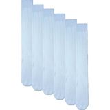 Leement Socks Kadın Bambu Dizaltı Kolej Çorabı 6 Çift - Beyaz - 36 - 40