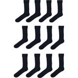 Leement socks Pamuklu 12 Çift Asker Çorabı siyah 40-44