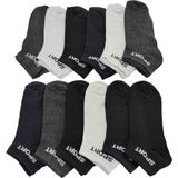 Leement Socks Unisex 12'li Yarım Konç Spor Çorap - Çok Renkli - 37 - 41