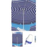 LeesHome 2 metre Plaj Şemsiyesi 10 Telli Eğilebilir