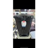 LeesHome 50 Lt Slim Pedallı Plastik Çöp Kovası Siyah Kapaklı 65X35X43 CM
