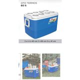 LeesHome 60 Litre Oto Termos-ıce Box mavi