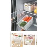 LeesHome Süzgeçli Organizer Buzdolabı Düzenleyici Ve Taze Ürün Saklama Kabı,5LT)