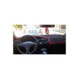LeeWillson 1991-1996 Modellerine Uygun Efsane Kasa Toyota Corolla Torpido Koruma Halısı Kenar Renk Kırmızı