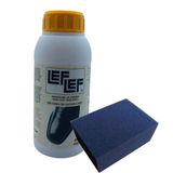 Leflef Son Kat Parlatıcı (Deri Sütü) 500 ml ve Siyah Sünger 1 Adet (Naturel)