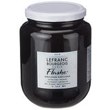 Lefranc Bourgeois 230079 Flashe akrilik boya ve vinil boya, yüksek pigmentli, elastik, solmaz, eskimeye dayanıklı, mat, iç ve dış mekanlar için, 750 ml tencere - siyah