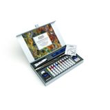 Lefranc Bourgeois 405170 sanatçı kalitesinde ekstra ince yağlı boya, yüksek kaliteli pigmentler, canlı renkler, yüksek ışık haslığı - Discovery seti, 10 yağlı boya ve aksesuar