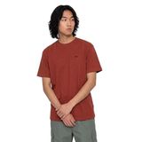 Left Chest Iı Loose Ss Tee Erkek Bordo T-Shirt - Vn0010ff