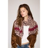 LEFTIES Leopar desenli şal