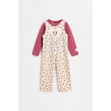 LEFTIES Minnie Mouse ©Disney t-shirt ve bahçıvan pantolon takım
